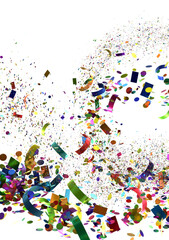Colorful Confetti Explosion