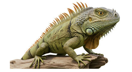 Fototapeta premium Iguana isolated on transparent background