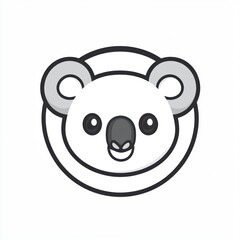 Obraz premium Koala Icon
