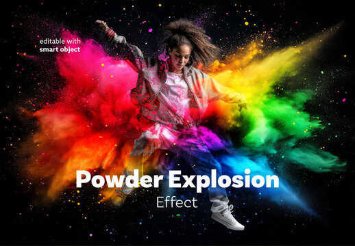 Powder Explosion Effect