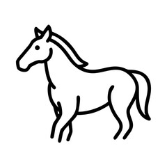 Fototapeta premium [Stable in green and white] [Simple Linear Interface Icon style] [White Background] [with copy space] Catholic Christmas, words + concept