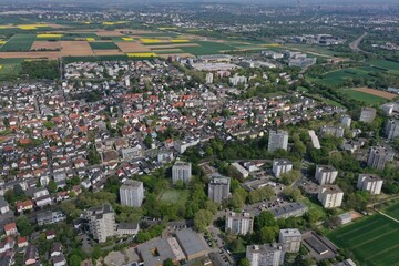 Fototapeta premium Eschborn Luftbilder | Luftbildaufnahmen von der Stadt Eschborn in Hessen