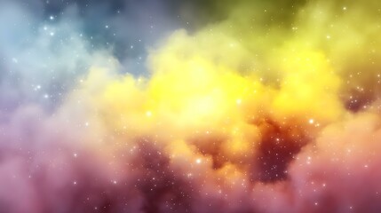 Obraz premium texture with pastel colors and floating sparkles