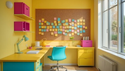 Fototapeta premium Colorful Creativity Corner