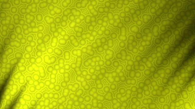Dark yellow gradient creates an abstract yellow bubble pattern.