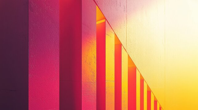 Sunset-Inspired Parallel Bars