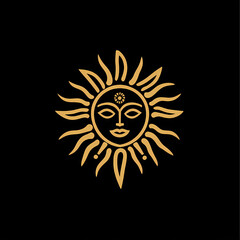 abstract sun illustration
