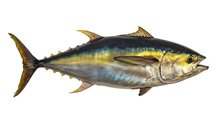 Naklejka premium Tuna Fish isolated on transparent background