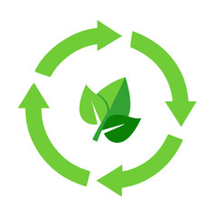 green recycle symbol