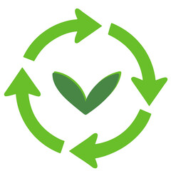 green recycle symbol