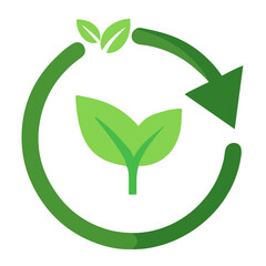 green recycle symbol