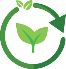 green recycle symbol