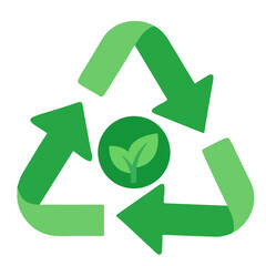 green recycle symbol
