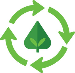 green recycle symbol