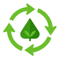 green recycle symbol