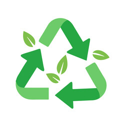 green recycle symbol