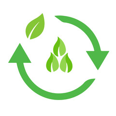 green recycle symbol