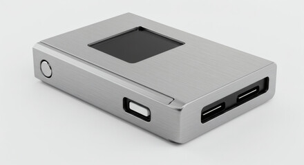 Cold wallet for cryptocurrency storage isolated on white background. Generative AI