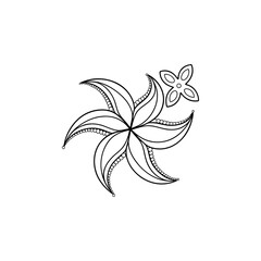 Obraz premium Mandala vector abstract floral design