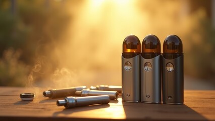 Smoke diagram of side electronic cigarette holder