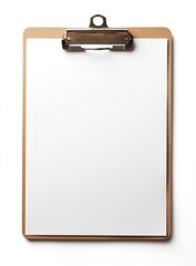 Blank clipboard with paper (2)