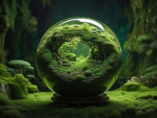 A Sphere of Green Wonder