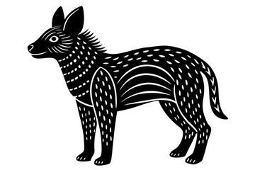 Cute Forest Animal Vector Line Art – Cartoon Clipart, Logo Icon, Funny Animal Illustration on White Background