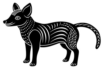 Cute Forest Animal Vector Line Art – Cartoon Clipart, Logo Icon, Funny Animal Illustration on White Background