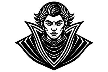 Cute Forest Animal Vector Line Art – Cartoon Clipart, Logo Icon, Funny Animal Illustration on White Background