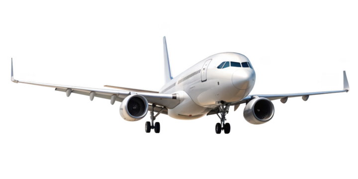 Sleek flying plane png commercial jet png airliner png transparent background image