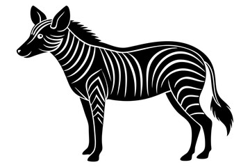 Cute Forest Animal Vector Line Art – Cartoon Clipart, Logo Icon, Funny Animal Illustration on White Background