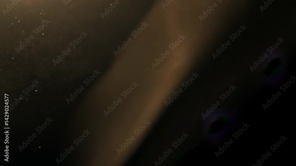 Poster Abstract dynamic cloud of dust particles dispersing against black background in explosion