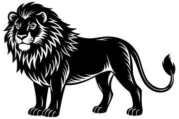 Cute Forest Animal Vector Line Art – Cartoon Clipart, Logo Icon, Funny Animal Illustration on White Background