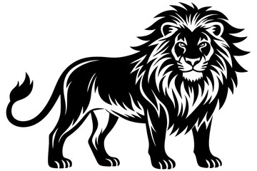 Cute Forest Animal Vector Line Art – Cartoon Clipart, Logo Icon, Funny Animal Illustration on White Background