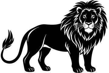 Cute Forest Animal Vector Line Art – Cartoon Clipart, Logo Icon, Funny Animal Illustration on White Background