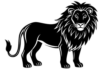 Cute Forest Animal Vector Line Art – Cartoon Clipart, Logo Icon, Funny Animal Illustration on White Background