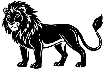 Cute Forest Animal Vector Line Art – Cartoon Clipart, Logo Icon, Funny Animal Illustration on White Background