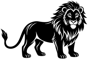 Cute Forest Animal Vector Line Art – Cartoon Clipart, Logo Icon, Funny Animal Illustration on White Background