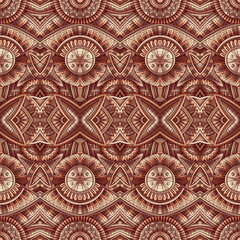 Abstract ethnic vintage Mocha Mousse background.