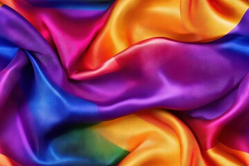 rainbow silk textile repeatable seamless tile pattern