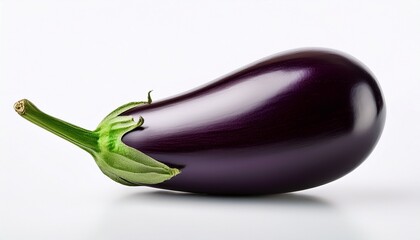 eggplants isolated on white background