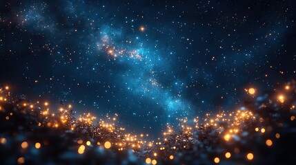 Fototapeta premium image of sagittarius star sign with glowing stars