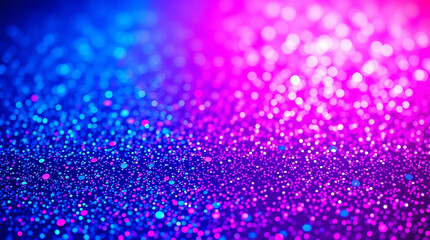Abstract Glitter Storm and Magical Violet Vibes