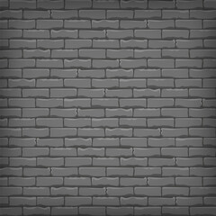 Square gray brick wall background