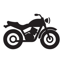 Obraz premium motorcycle on white background