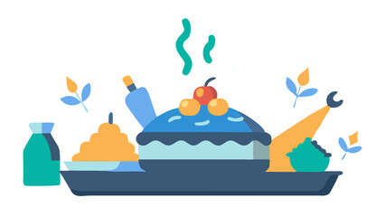 birthday cake, pudding, pie, icon