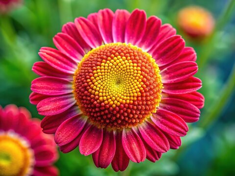 Anthemis Cotula Flower Closeup, Wild Chamomile, Nature Photography