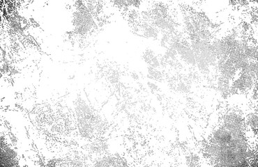 Abstract grunge black and white distressed texture background, noise background, Isolated on white background.