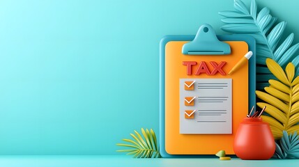 Efficient Tax Deadline Reminder Concept