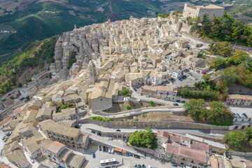 Panorama di Sant'agata di puglia, gargano